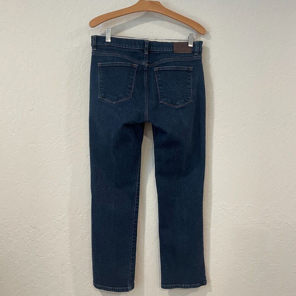 ~ Lauren Ralph Lauren 10 Jeans LRL Classic Straight Mid Rise Women's Dark Blue - Picture 5 of 16